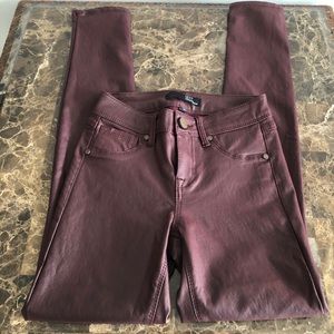 1822 Denim | Wine Coated Skinny Denim 25